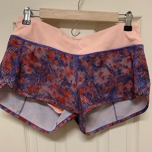 Lululemon speed shorts